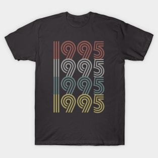 1995 Birth Year Retro Style T-Shirt